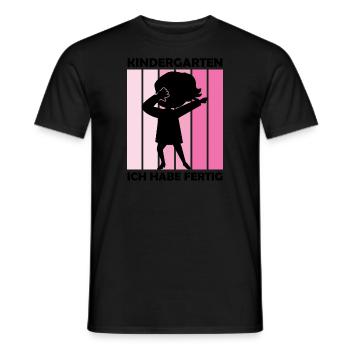 Kindergarten Dabbing Kita Abschluss Geschenk - Männer T-Shirt - Schwarz - Vorne - AI Model Male 178 light (178cm)