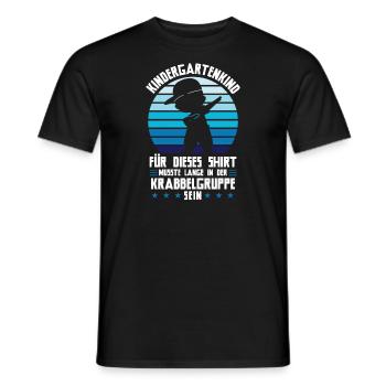 Kindergarten Dabbing Kita-Start Geschenk - Männer T-Shirt - Schwarz - Vorne - AI Model Male 178 light (178cm)