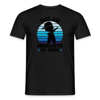 Kindergarten Dabbing Kita-Start Geschenk - Männer T-Shirt - Schwarz - Vorne - AI Model Male 178 light (178cm)