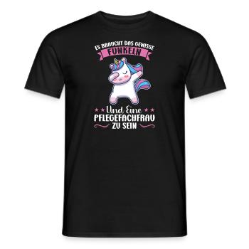 Krankenhaus Pflegefachfrau Pflegerin Geschenk - Männer T-Shirt - Schwarz - Vorne - AI Model Male 178 light (178cm)