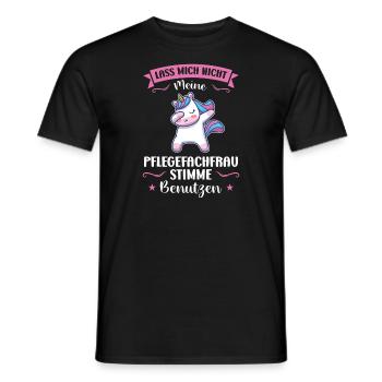 Krankenhaus Pflegefachfrau Pflegerin Geschenk - Männer T-Shirt - Schwarz - Vorne - AI Model Male 178 light (178cm)
