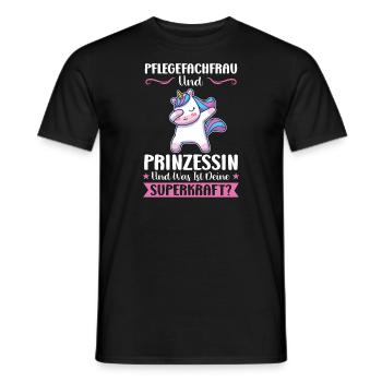 Krankenhaus Pflegefachfrau Pflegerin Geschenk - Männer T-Shirt - Schwarz - Vorne - AI Model Male 178 light (178cm)