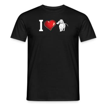 Hunderasse Dackel für Hundeliebhaber - Männer T-Shirt - Schwarz - Vorne - AI Model Male 178 light (178cm)