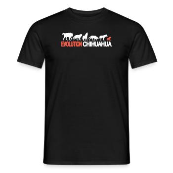 Chien Chihuahua Propriétaire de chien Gechenkidee - T-shirt homme - noir - Devant - AI Model Male 178 light (178cm)