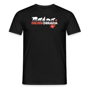 Chien Chihuahua Propriétaire de chien Gechenkidee - T-shirt homme - noir - Devant - AI Model Male 178 light (178cm)