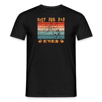 Chien Chihuahua Propriétaire de chien Gechenkidee - T-shirt homme - noir - Devant - AI Model Male 178 light (178cm)