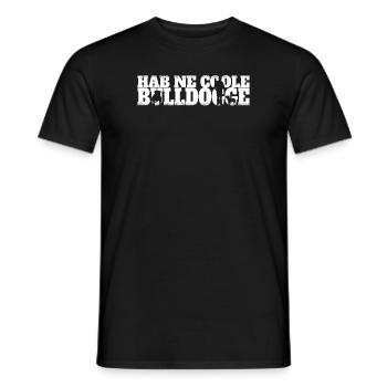 Hund Bulldogge Hundebesitzer Gechenkidee - Männer T-Shirt - Schwarz - Vorne - AI Model Male 178 light (178cm)