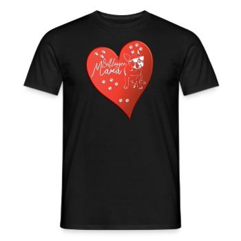 Chien Bulldog Dog Propriétaire Gechenkidee - T-shirt homme - noir - Devant - AI Model Male 178 light (178cm)