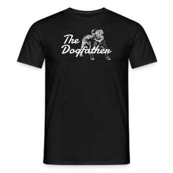 Chien Bulldog Dog Propriétaire Gechenkidee - T-shirt homme - noir - Devant - AI Model Male 178 light (178cm)