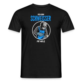 Schweißer Beruf Schweisser Geschenk - Männer T-Shirt - Schwarz - Vorne - AI Model Male 178 light (178cm)