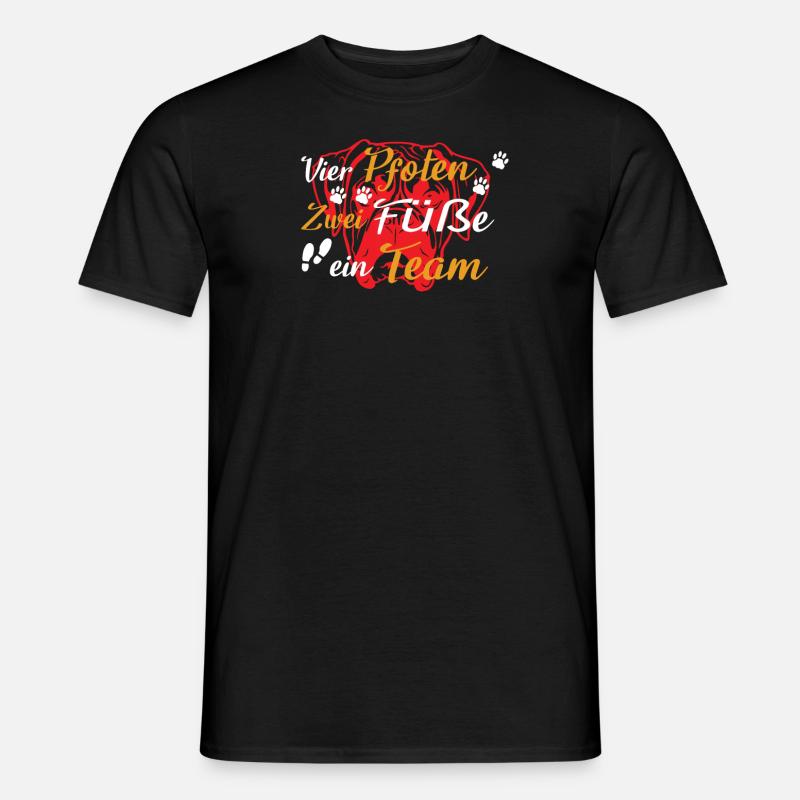 Hund Boxer Hundebesitzer Geschenkidee - Männer T-Shirt - Schwarz
