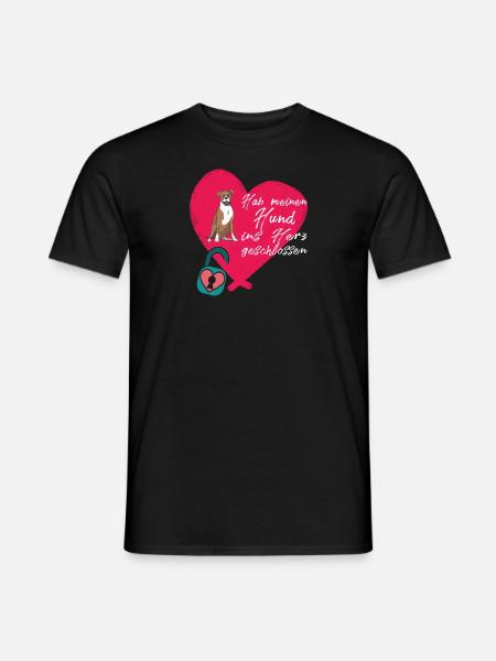 Hund Boxer Hundebesitzer Geschenkidee - Männer T-Shirt - Schwarz