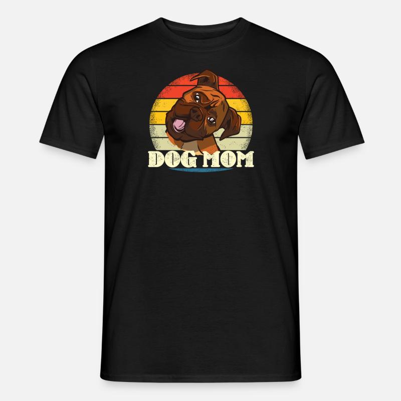 Hund Boxer Hundebesitzer Geschenkidee - Männer T-Shirt - Schwarz