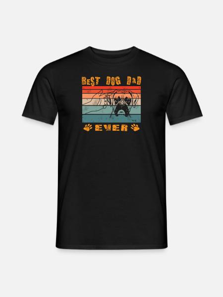 Hund Boxer Hundebesitzer Geschenkidee - Männer T-Shirt - Schwarz
