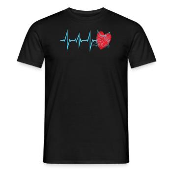 Cat Friend, Cadeau d’accessoires pour chat - T-shirt homme - noir - Devant - AI Model Male 178 light (178cm)