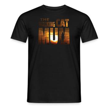 Cat Friend, Cadeau d’accessoires pour chat - T-shirt homme - noir - Devant - AI Model Male 178 light (178cm)