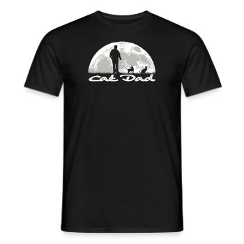 Amoureux des chats, cadeau accessoire chat - T-shirt homme - noir - Devant - AI Model Male 178 light (178cm)