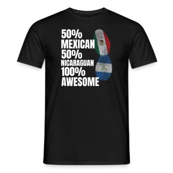 Basketball & Tacos Baseball Tacos Geschenk - Männer T-Shirt - Schwarz - Vorne - AI Model Male 178 light (178cm)