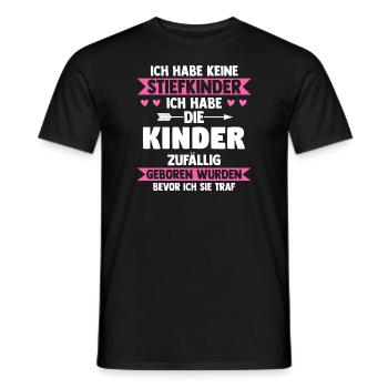 Stiefmama Familie Stiefmutter Geschenk - Männer T-Shirt - Schwarz - Vorne - AI Model Male 178 light (178cm)