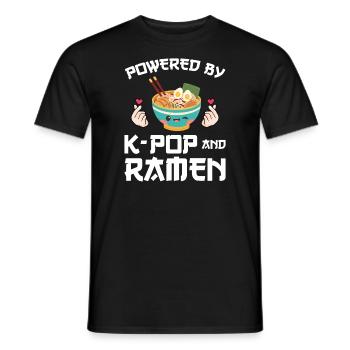 Südkorea k-pop Südkorea Geschenk - Männer T-Shirt - Schwarz - Vorne - AI Model Male 178 light (178cm)