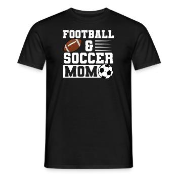baller fussball baller Geschenk - Männer T-Shirt - Schwarz - Vorne - AI Model Male 178 light (178cm)