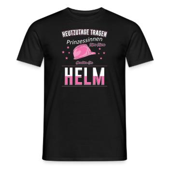 Baustelle Frau Bauarbeiterin Geschenk - Männer T-Shirt - Schwarz - Vorne - AI Model Male 178 light (178cm)