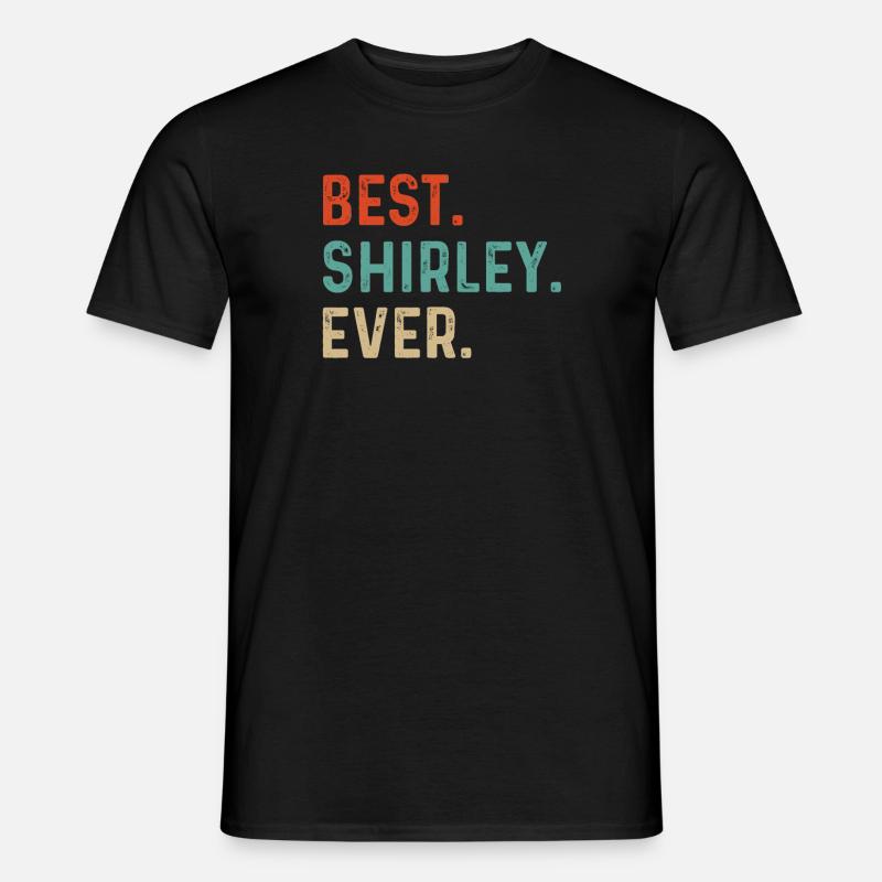 Shirley Name - Männer T-Shirt - Schwarz