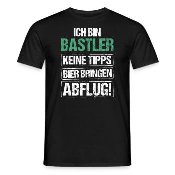 Je suis un amateur - apporte de la bière et décolle - T-shirt homme - noir - Devant - AI Model Male 178 light (178cm)