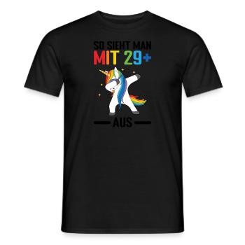 Geburtstag Geburtstagfeier dreizig Jahre alt Gesch - Männer T-Shirt - Schwarz - Vorne - AI Model Male 178 light (178cm)