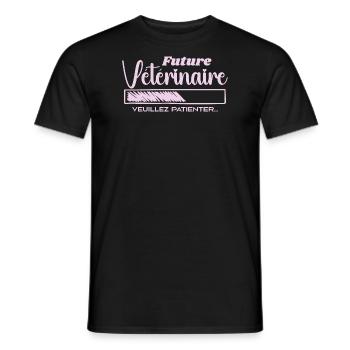 Zukünftige Tierärztin - Männer T-Shirt - Schwarz - Vorne - AI Model Male 178 light (178cm)