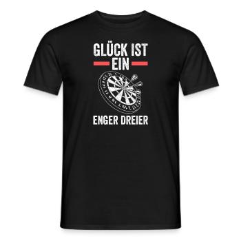 Darts Darten Darter Geschenk - Männer T-Shirt - Schwarz - Vorne - AI Model Male 178 light (178cm)