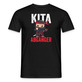Kindergarten Ninja Kindergartenkind Geschenk - Männer T-Shirt - Schwarz - Vorne - AI Model Male 178 light (178cm)