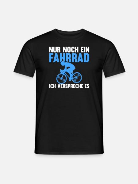Fahrrad Bike Radfahrer Geschenk - Männer T-Shirt - Schwarz
