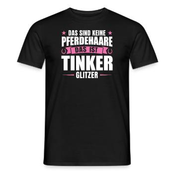 Tinker Pferd Reiter Geschenk - Männer T-Shirt - Schwarz - Vorne - AI Model Male 178 light (178cm)