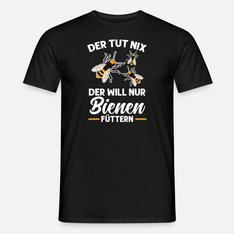 Imker Bienen Imkern Geschenk - Männer T-Shirt - Schwarz