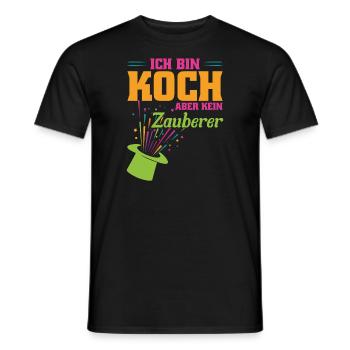 Koch Beruf Küchenchef Geschenk - Männer T-Shirt - Schwarz - Vorne - AI Model Male 178 light (178cm)