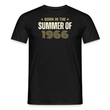 Vintage 1966 Vintage 1966 Birthday Gift - Men's T-Shirt - black - Front - AI Model Male 178 light (178cm)