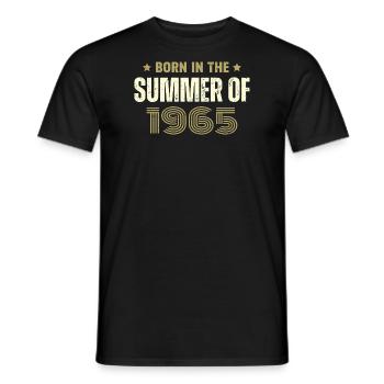 Jahrgang 1965 Jahrgang 1965 Geburtstagsgeschenk - Männer T-Shirt - Schwarz - Vorne - AI Model Male 178 light (178cm)