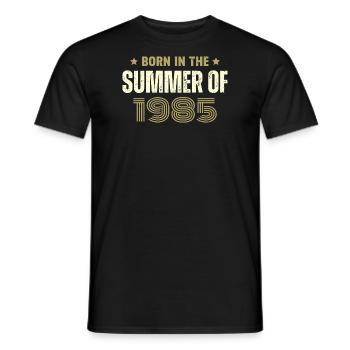 Vintage 1985 Vintage 1985 Birthday Gift - Men's T-Shirt - black - Front - AI Model Male 178 light (178cm)