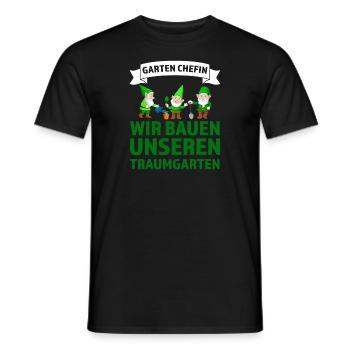 Garten Pflanzen Gärtnerei Geschenk - Männer T-Shirt - Schwarz - Vorne - AI Model Male 178 light (178cm)