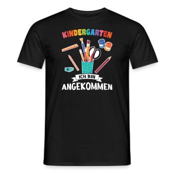 Kindergartenkind Kindergarten Kindergartenanfang G - Männer T-Shirt - Schwarz - Vorne - AI Model Male 178 light (178cm)