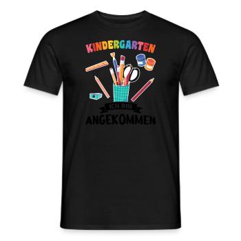 Kindergartenkind Kindergarten Kindergartenanfang G - Männer T-Shirt - Schwarz - Vorne - AI Model Male 178 light (178cm)