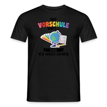 Kindergarten Vorschule Vorschulpädagoge Geschenk - Männer T-Shirt - Schwarz - Vorne - AI Model Male 178 light (178cm)