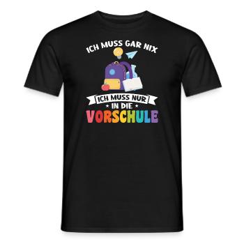 Kindergarten Vorschule Vorschulpädagoge Geschenk - Männer T-Shirt - Schwarz - Vorne - AI Model Male 178 light (178cm)
