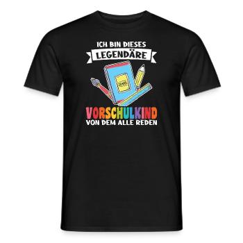 Kindergarten Vorschule Vorschulpädagoge Geschenk - Männer T-Shirt - Schwarz - Vorne - AI Model Male 178 light (178cm)