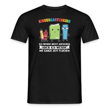 Kindergartenanfang Kindergarten Kindergartenkind G - Männer T-Shirt - Schwarz - Vorne - AI Model Male 178 light (178cm)