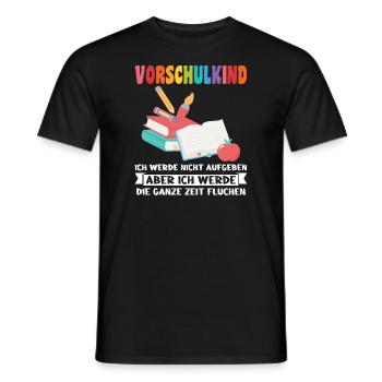 Kindergarten Vorschule Vorschulpädagoge Geschenk - Männer T-Shirt - Schwarz - Vorne - AI Model Male 178 light (178cm)
