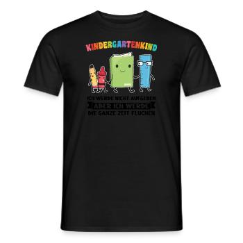 Kindergartenanfang Kindergarten Kindergartenkind G - Männer T-Shirt - Schwarz - Vorne - AI Model Male 178 light (178cm)
