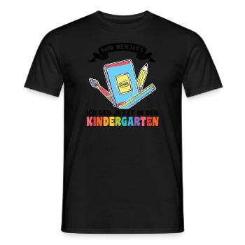 Kindergartenanfang Kindergarten Kindergartenkind G - Männer T-Shirt - Schwarz - Vorne - AI Model Male 178 light (178cm)