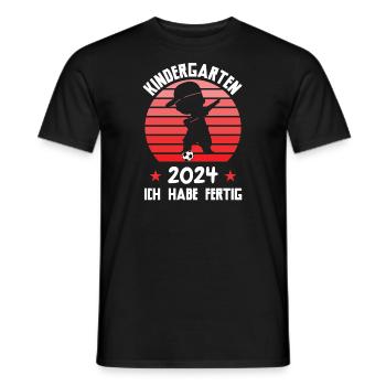 Kindergartenanfang Kindergarten Kindergartenkind G - Männer T-Shirt - Schwarz - Vorne - AI Model Male 178 light (178cm)